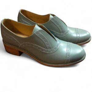 The Office of Angela Scott  Oxford Loafer in  Seafoam